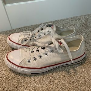 white low top converse